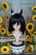 NFD Kigurumi Uma Musume Pretty Derby Eishin Flash Head Shell